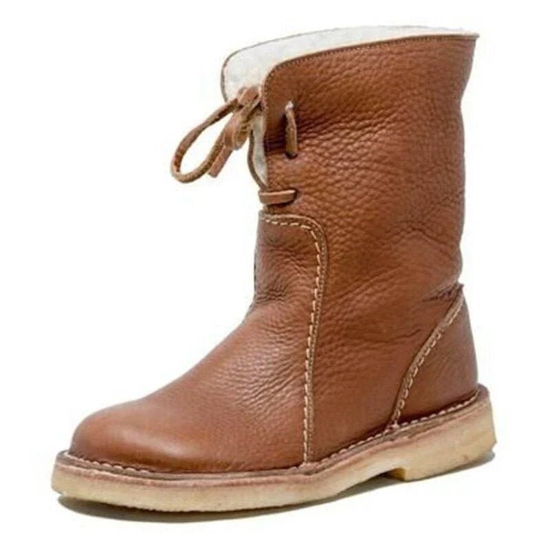 Bottines d'hiver en cuir