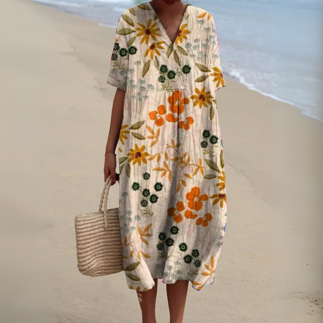 Pauline | Robe d'Été à Fleurs