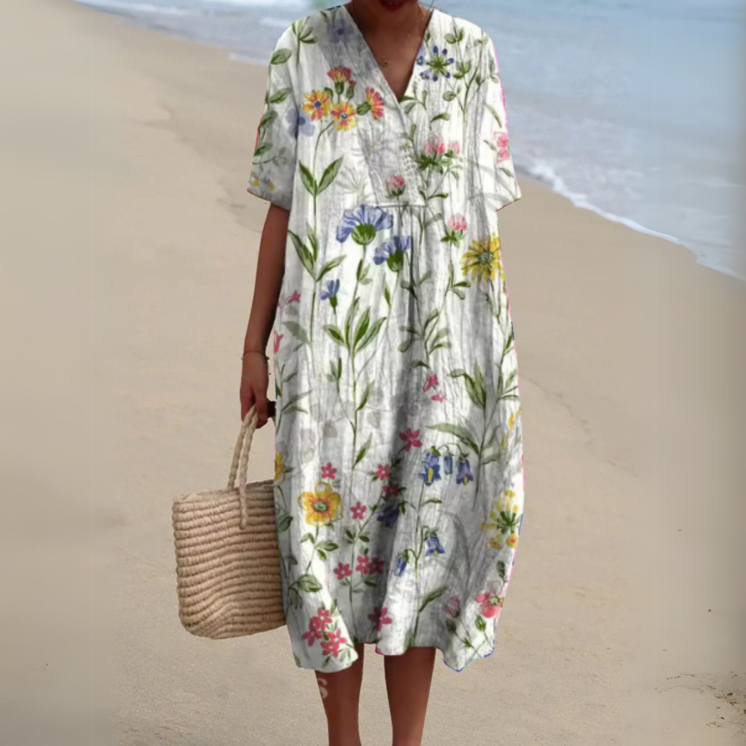 Pauline | Robe d'Été à Fleurs