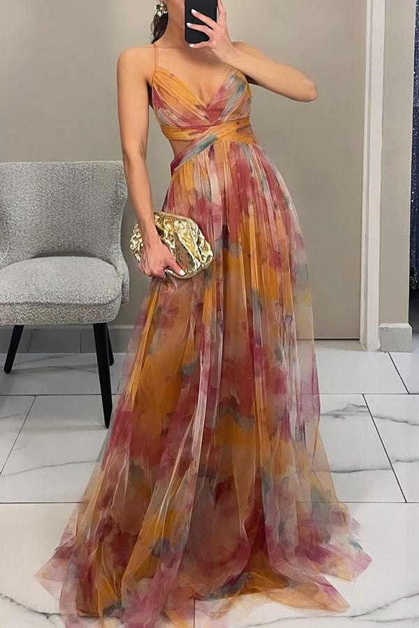 Florence™ | Robe longue ravissante à imprimé fleuri