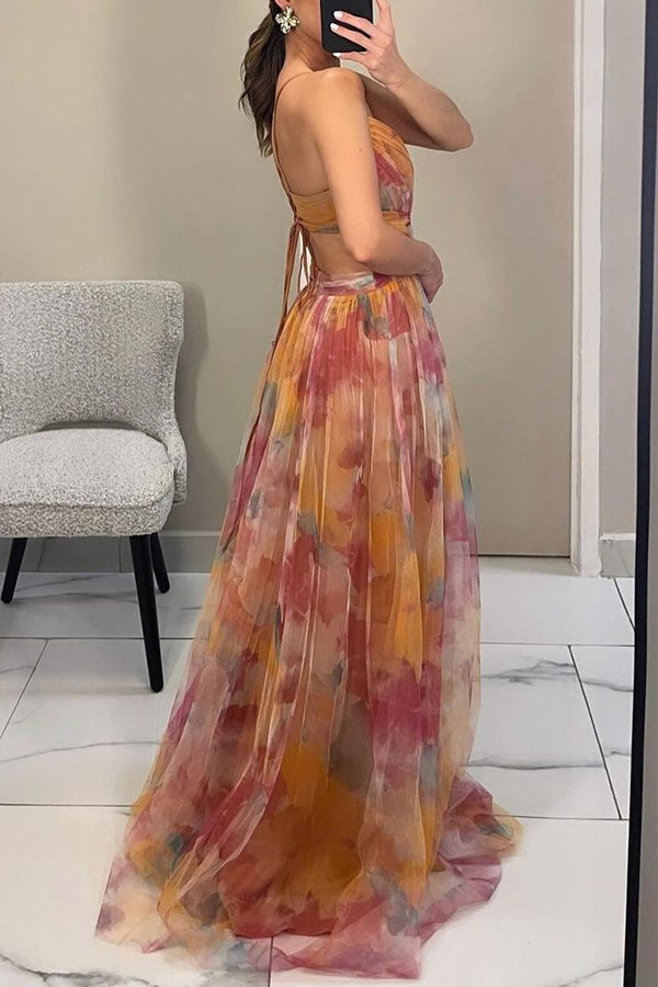 Florence™ | Robe longue ravissante à imprimé fleuri