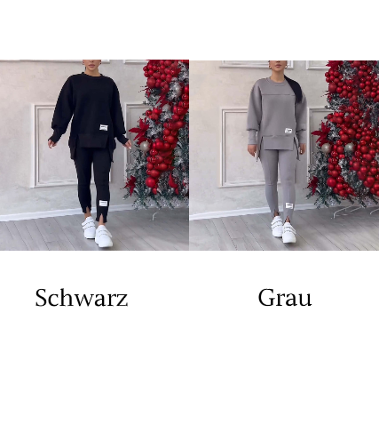 Chloe | Ensemble sweat-shirt et leggings pour femme