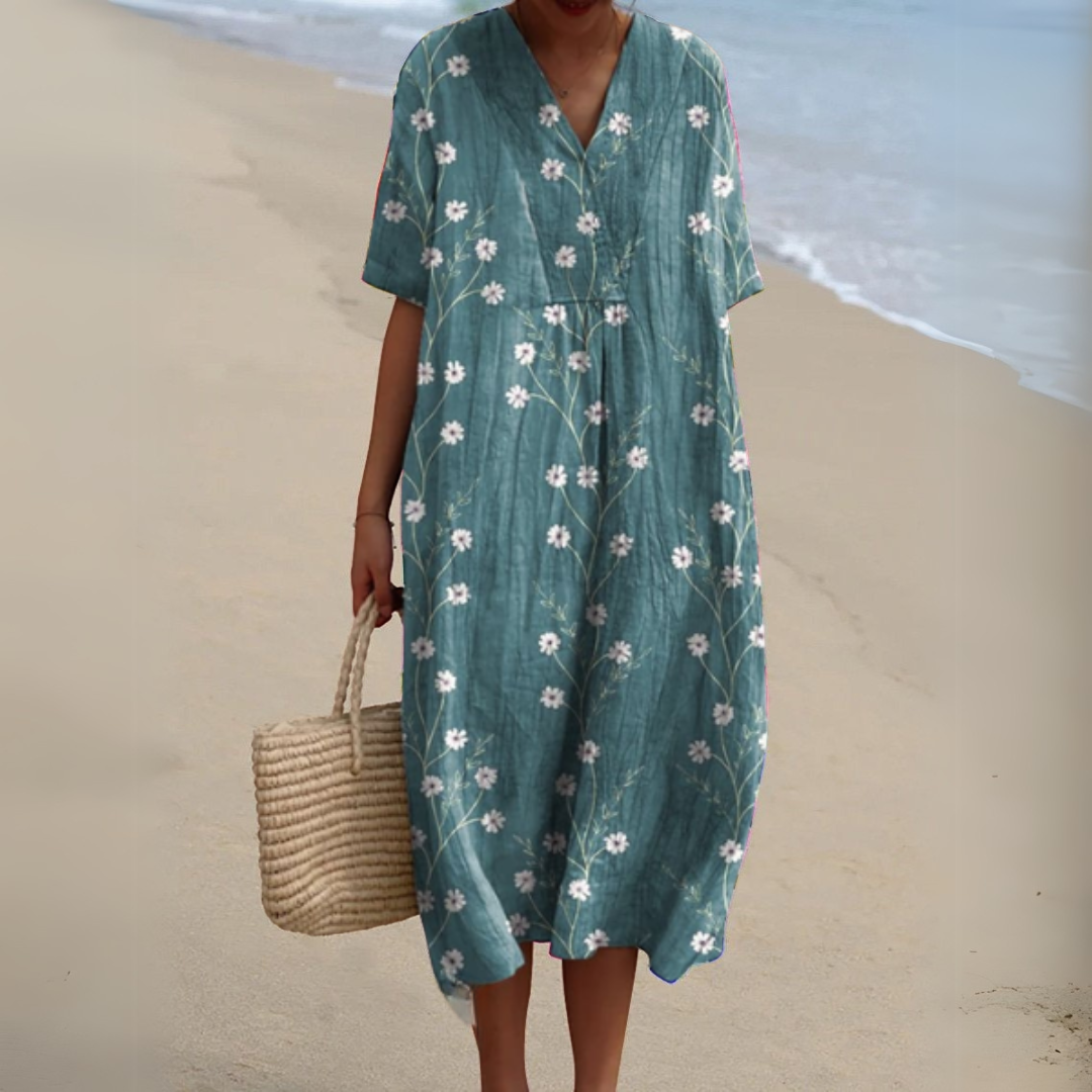 Pauline | Robe d'Été à Fleurs