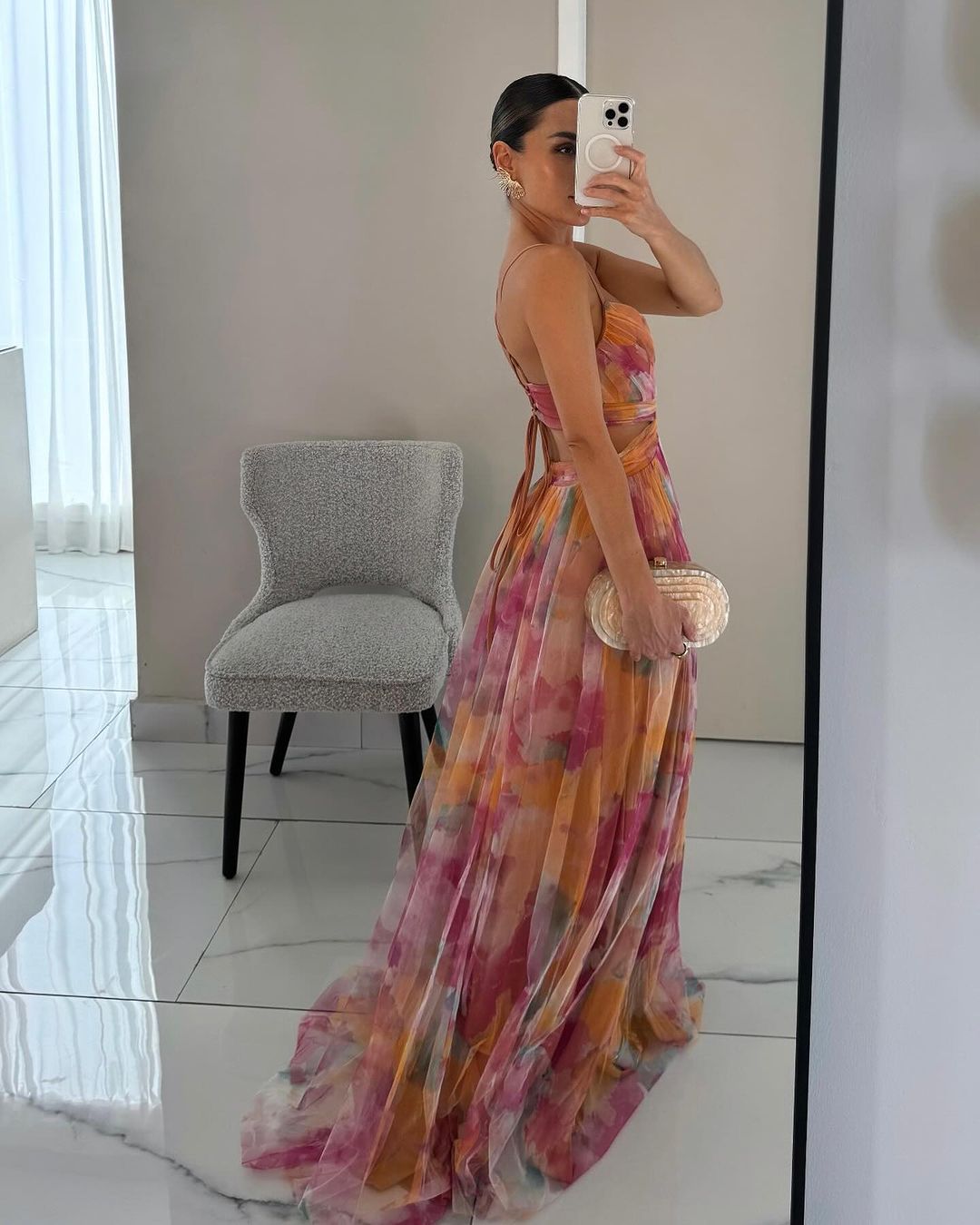 Florence™ | Robe longue ravissante à imprimé fleuri