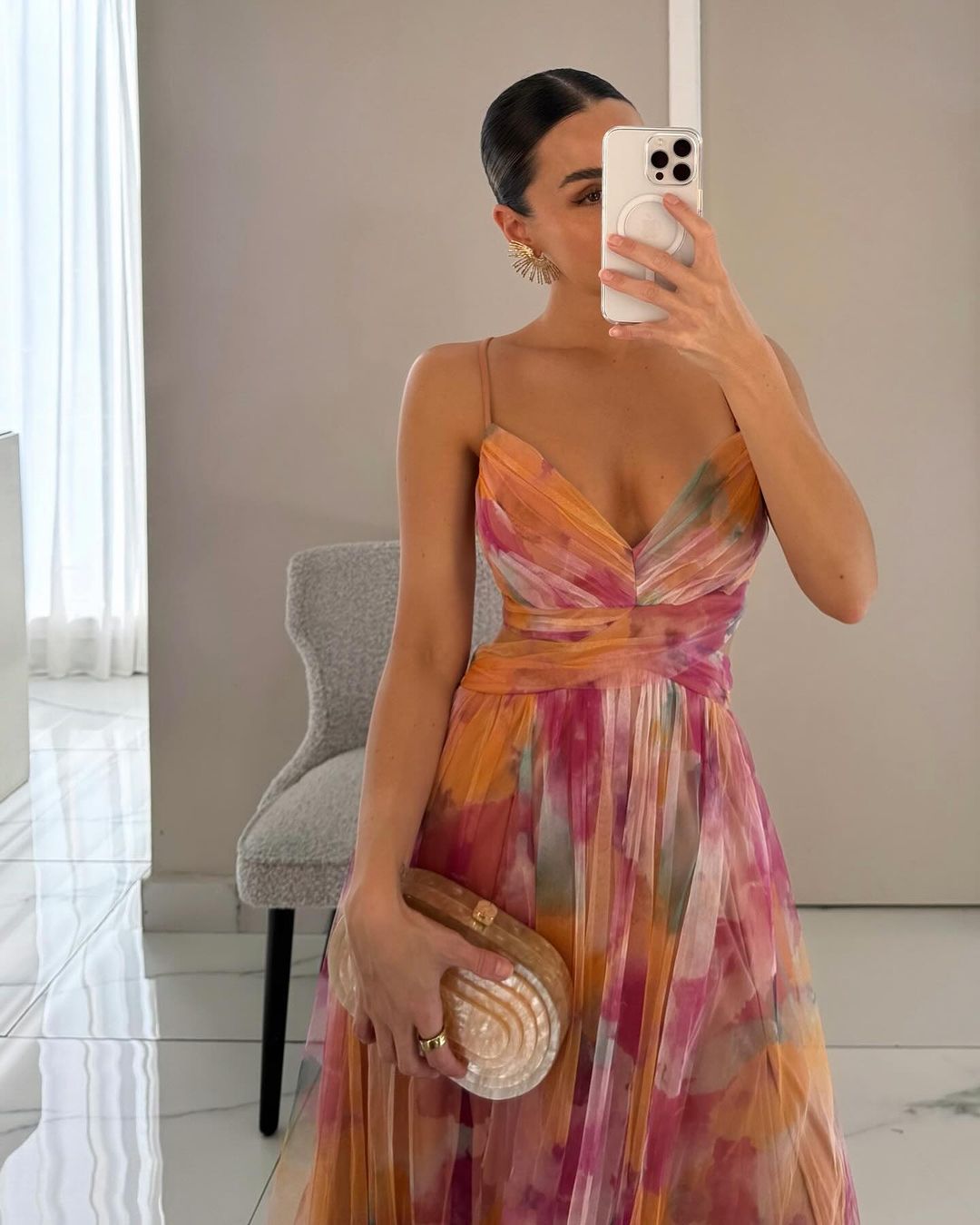 Florence™ | Robe longue ravissante à imprimé fleuri