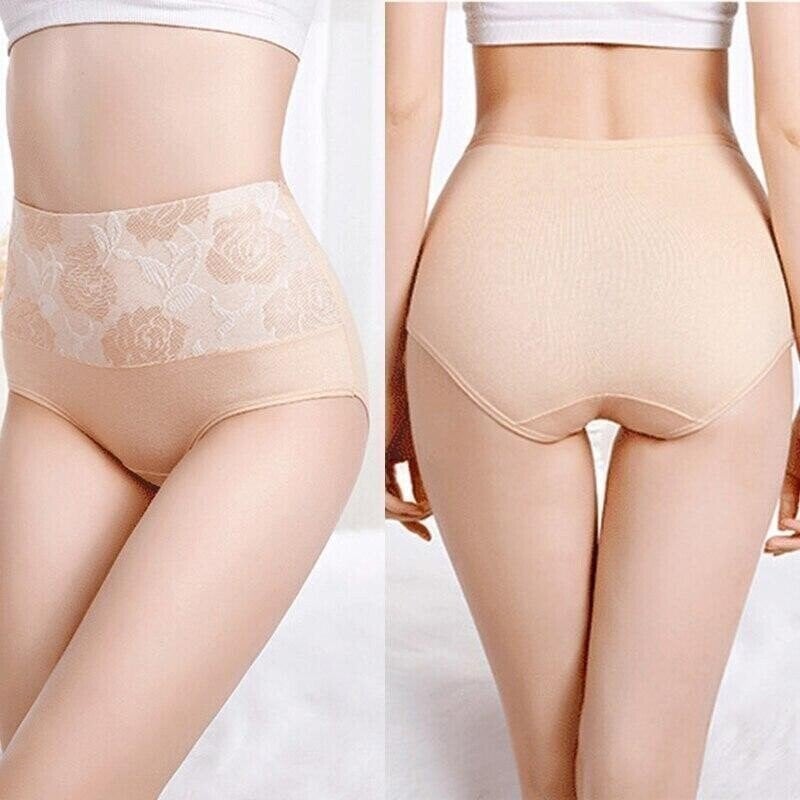 Lot de 3 culottes taille haute en coton