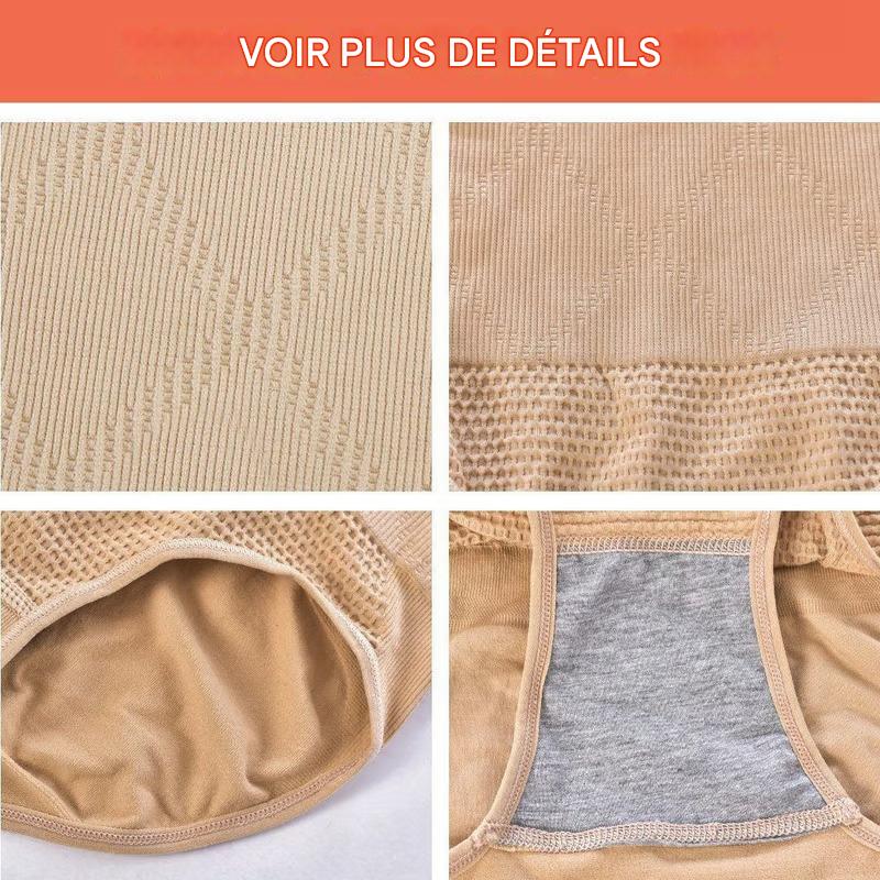 Slips Haute Ceinture avec Effet Modelant et Confort