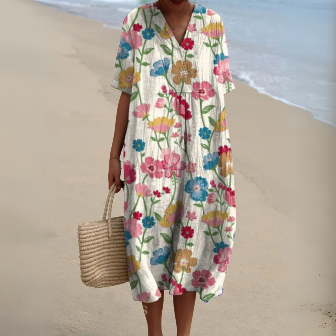 Pauline | Robe d'Été à Fleurs