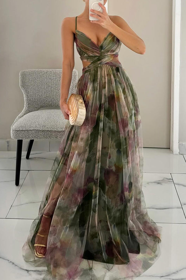 Florence™ | Robe longue ravissante à imprimé fleuri