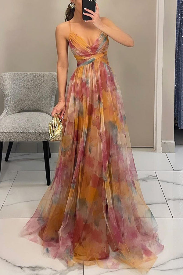 Florence™ | Robe longue ravissante à imprimé fleuri