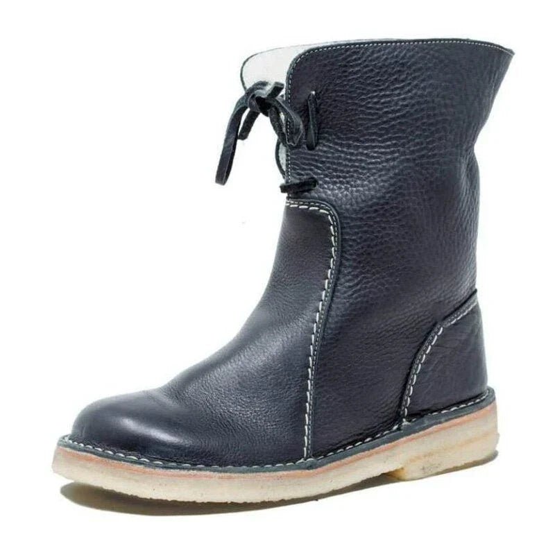 Bottines d'hiver en cuir