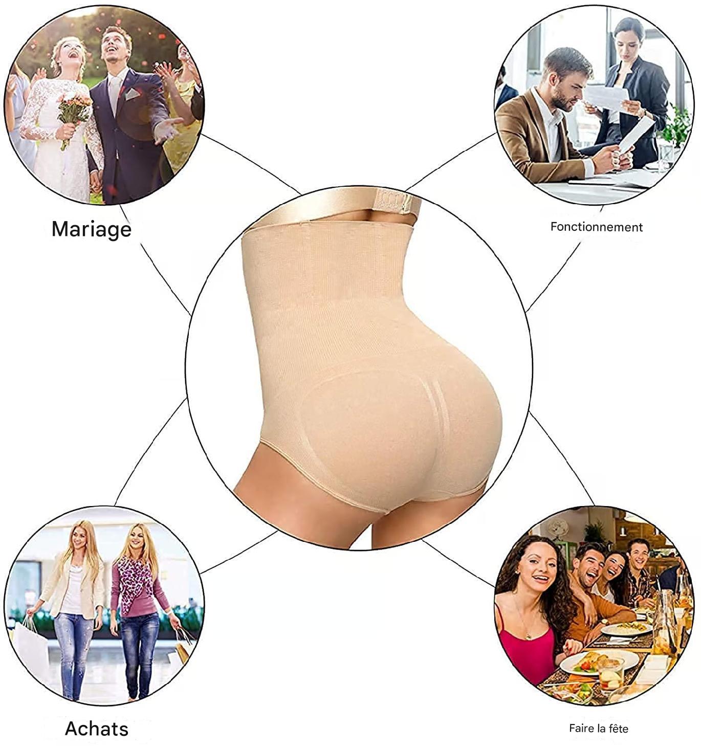 Slips Haute Ceinture avec Effet Modelant et Confort