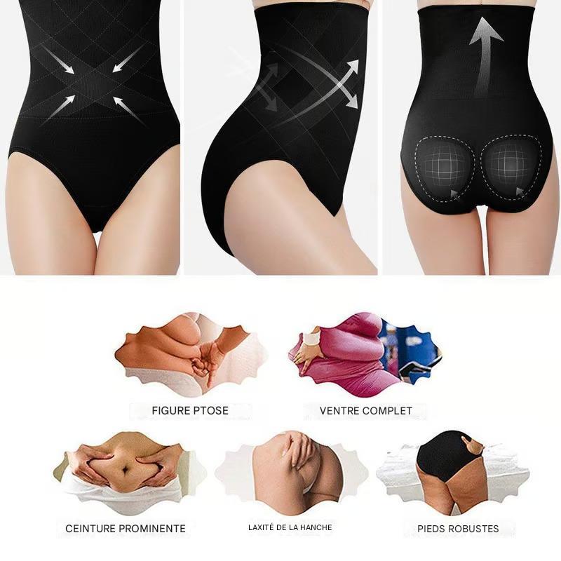 Slips Haute Ceinture avec Effet Modelant et Confort