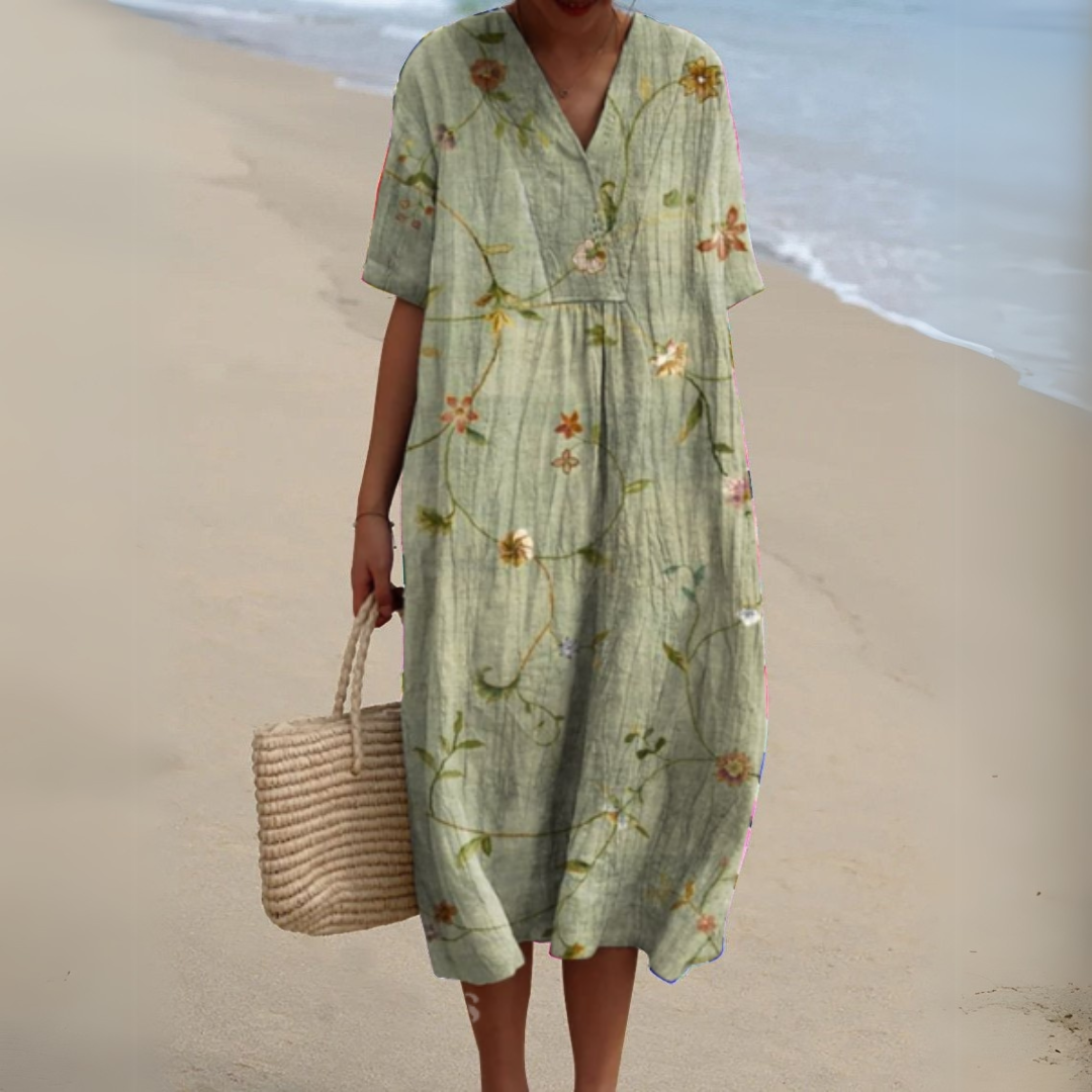 Pauline | Robe d'Été à Fleurs