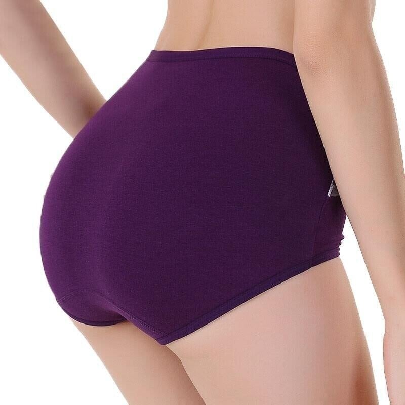 Lot de 3 culottes taille haute en coton