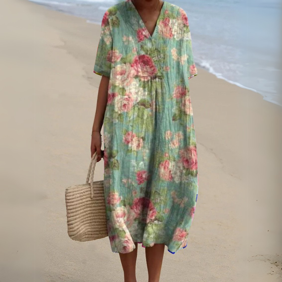 Pauline | Robe d'Été à Fleurs