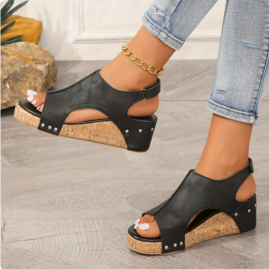 JuliaConfort™ - Chaussure en cuir confortable et élégante