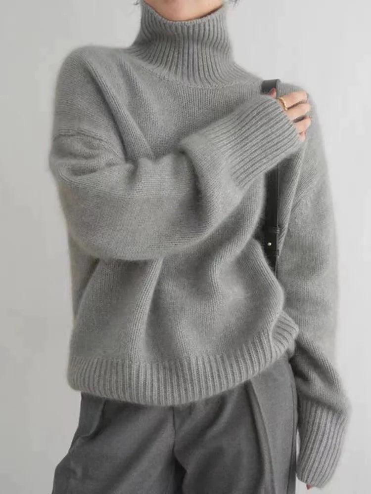 Juliette | Pull en cachemire à col roulé