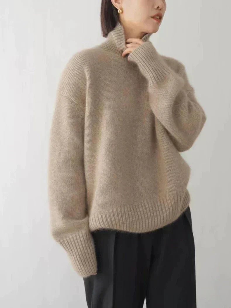 Juliette | Pull en cachemire à col roulé