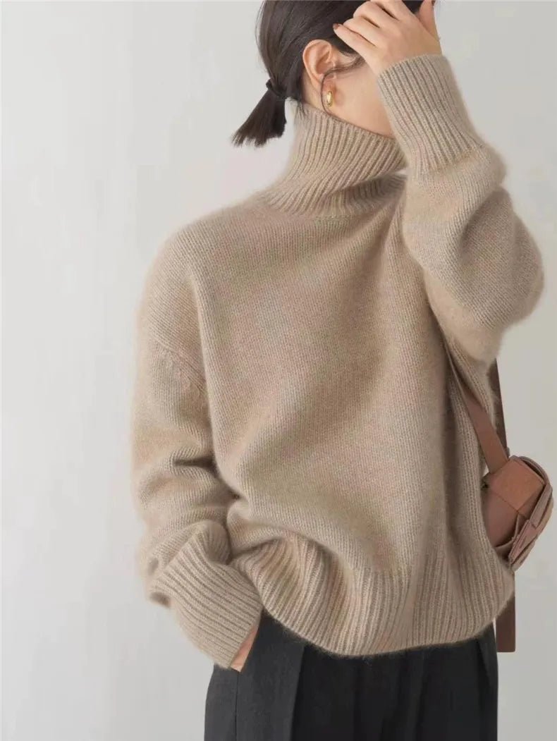 Juliette | Pull en cachemire à col roulé