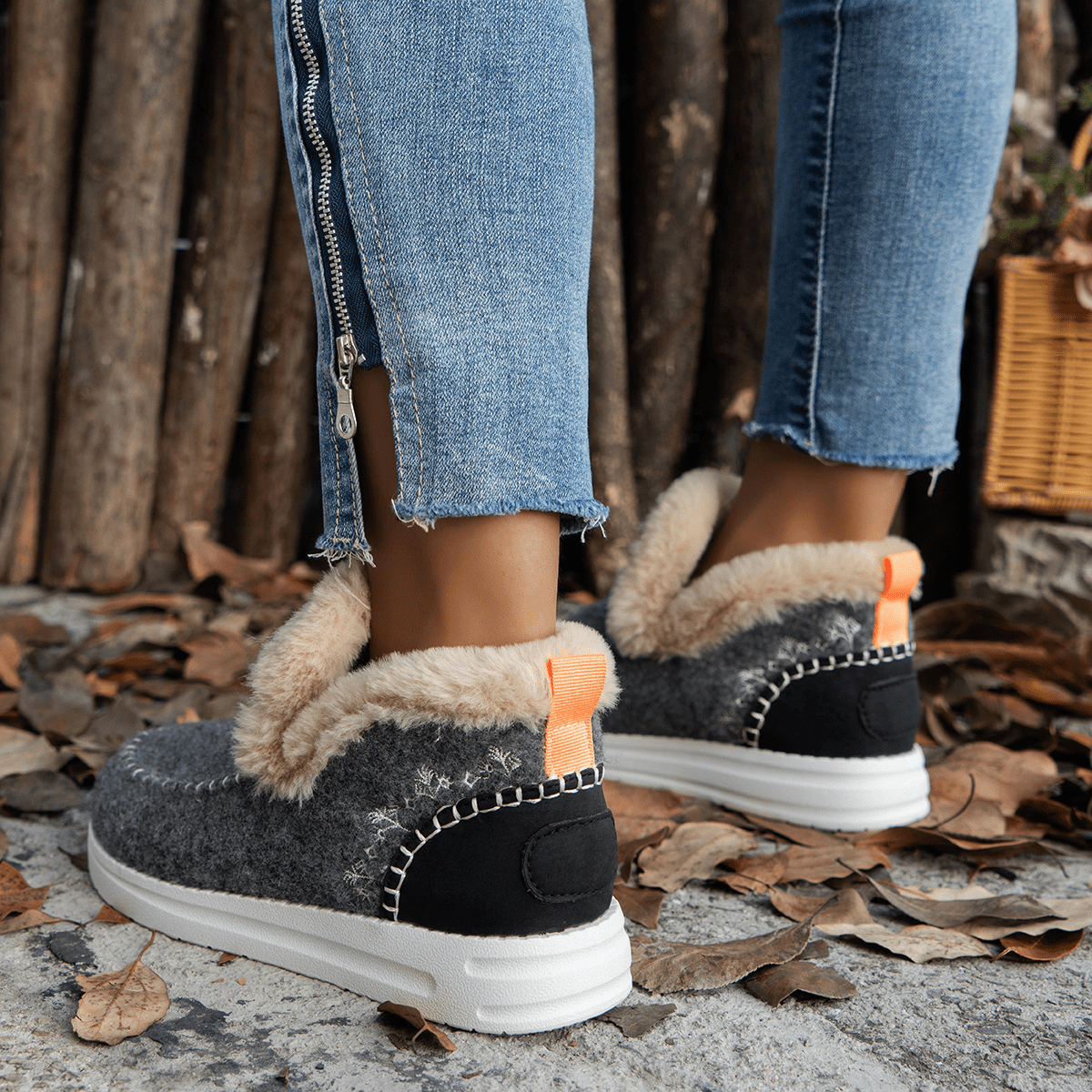 Chaussons Melissa d'hiver pour femme
