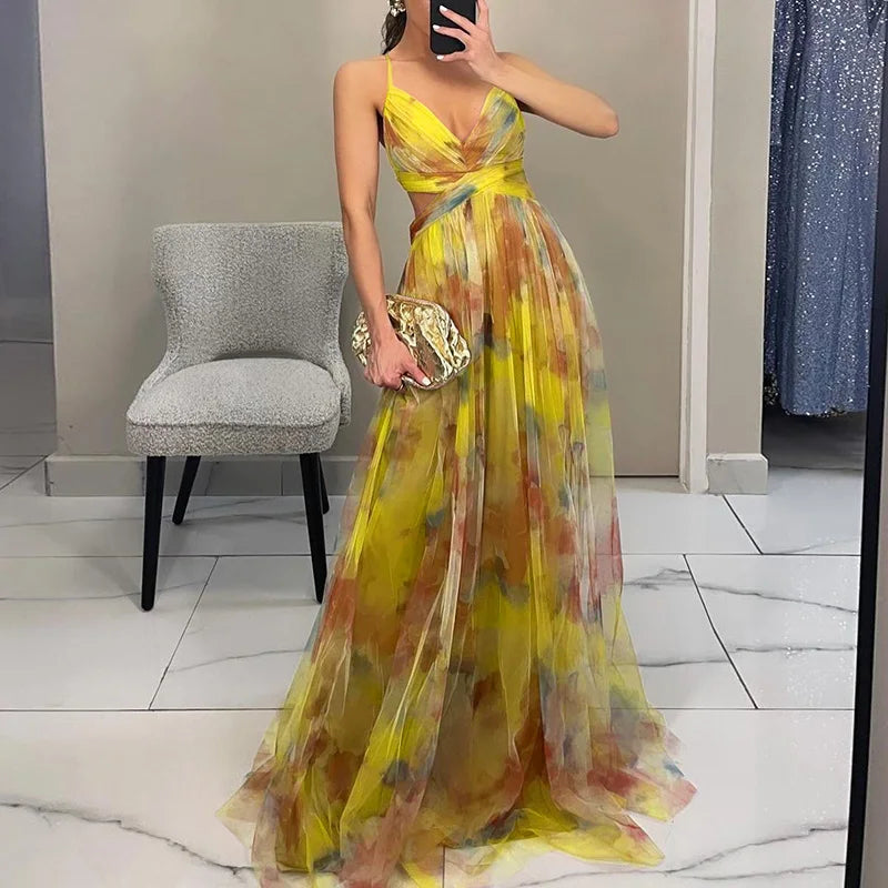Florence™ | Robe longue ravissante à imprimé fleuri