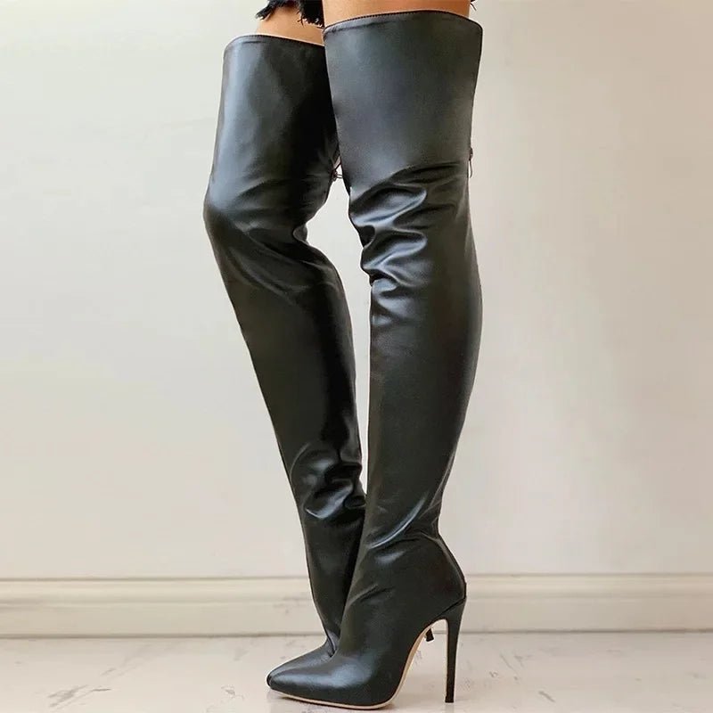 Bottes talons hauts 11 cm