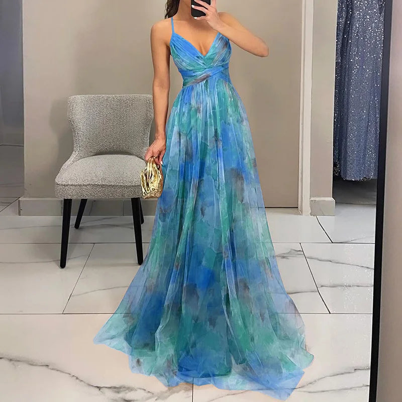 Florence™ | Robe longue ravissante à imprimé fleuri