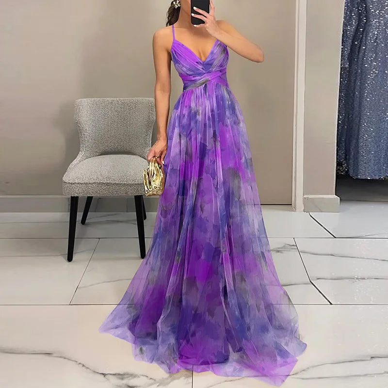 Florence™ | Robe longue ravissante à imprimé fleuri