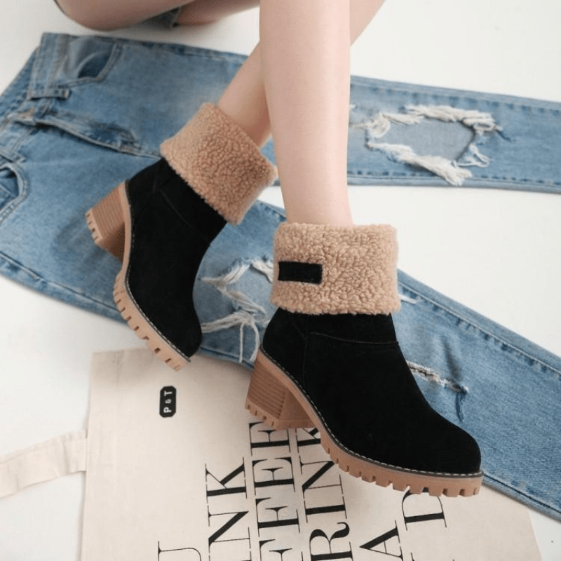 Bottes doublées pour femmes