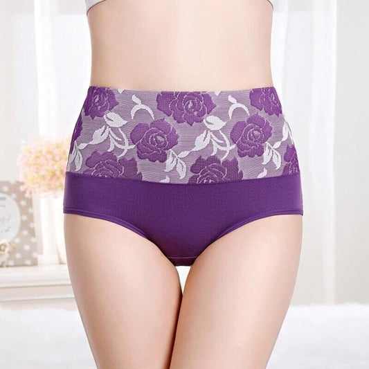 Lot de 3 culottes taille haute en coton