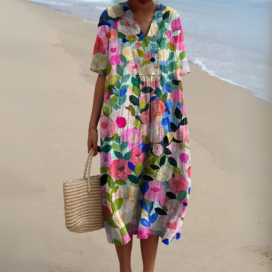 Pauline | Robe d'Été à Fleurs
