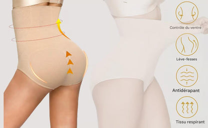 Slips Haute Ceinture avec Effet Modelant et Confort