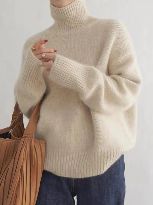 Juliette | Pull en cachemire à col roulé