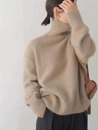 Juliette | Pull en cachemire à col roulé