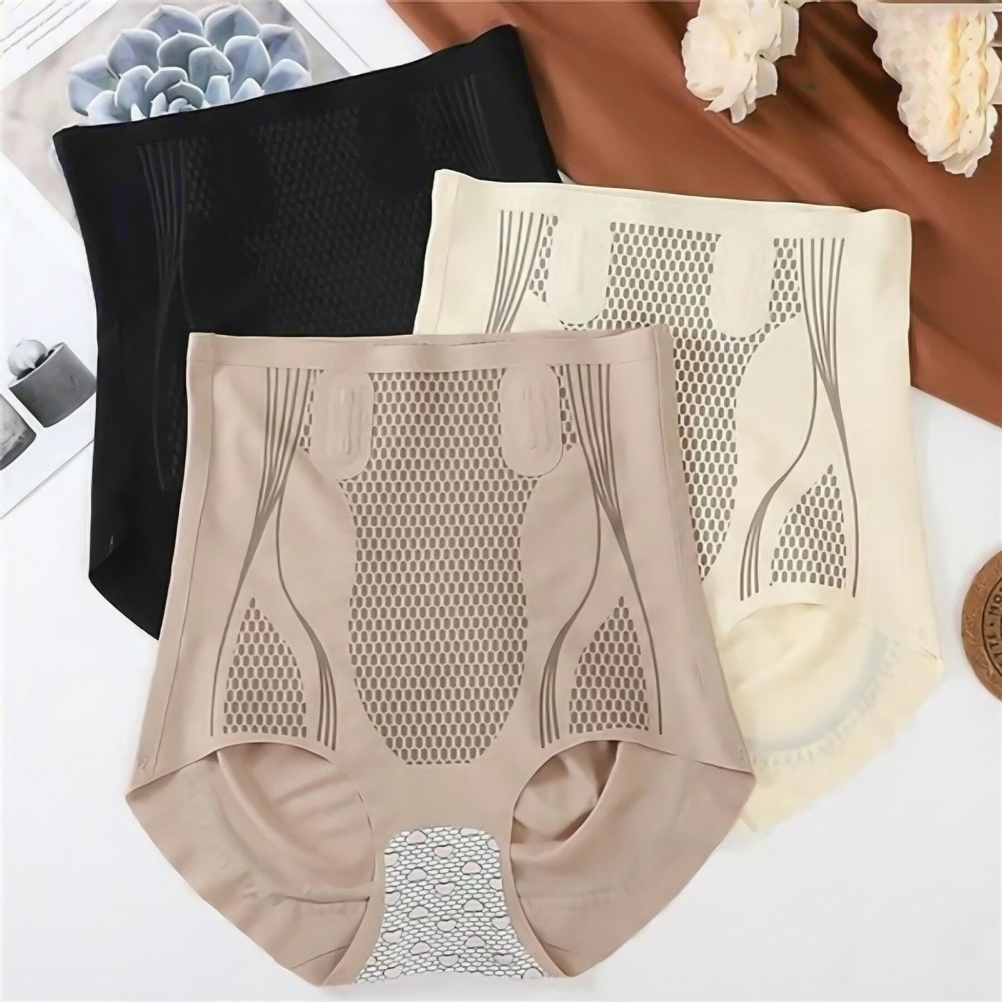 SOUS VÊTEMENTS DE MODELAGE RÉPARATEURS EN FIBRE IONIQUE