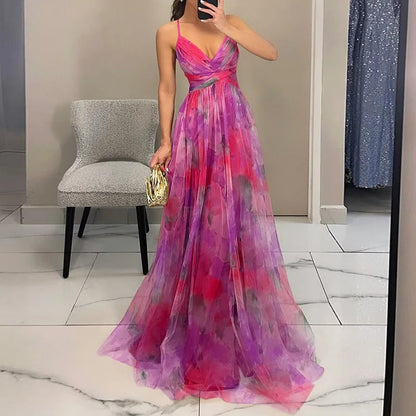 Florence™ | Robe longue ravissante à imprimé fleuri