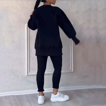 Chloe | Ensemble sweat-shirt et leggings pour femme