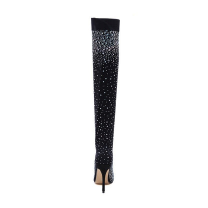 Bottes scintillantes pour femme